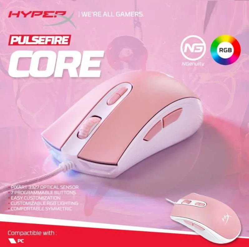 HyperX Pulsefire Core - RGB Gaming Mouse