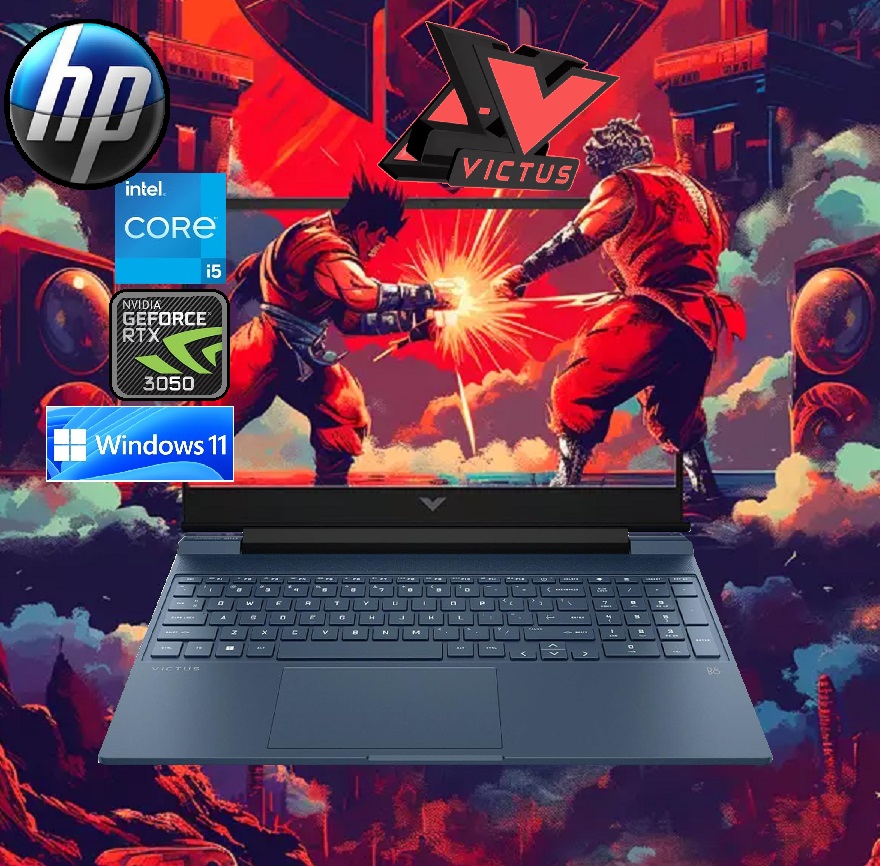 9T9R8UA#ABA hp Victus 15-fa0033dx i5-12450H RTX 3050 hp Victus Gaming Laptop 15-fa0033dx  Intel® Core™ i5-12450H | 8 GB DDR4 RAM ; 512 GB SSD | RTX™ 3050