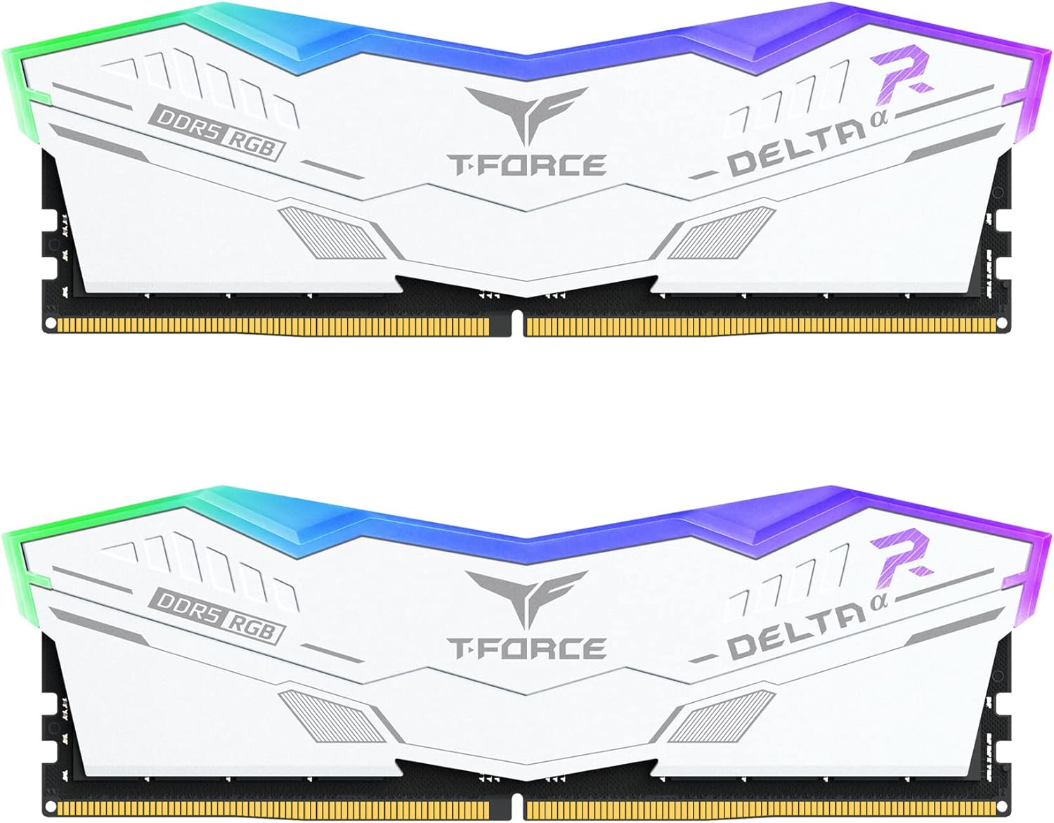 Alpha RGB DDR5 WHITE Ram 32GB Kit 6000MHz CL38 FF8D532G5600HC40BDC01 Alpha RGB DDR5 AMD WHITE Ram 32GB Kit 5600MHz TEAMGROUP T-FORCE DELTA Alpha RGB DDR5 Ram 32GB Kit (2x16GB) 5600MHz CL40 1.2V AMD Expo Compatible Desktop Memory Module Ram - White - FF8D532G5600HC40BDC01