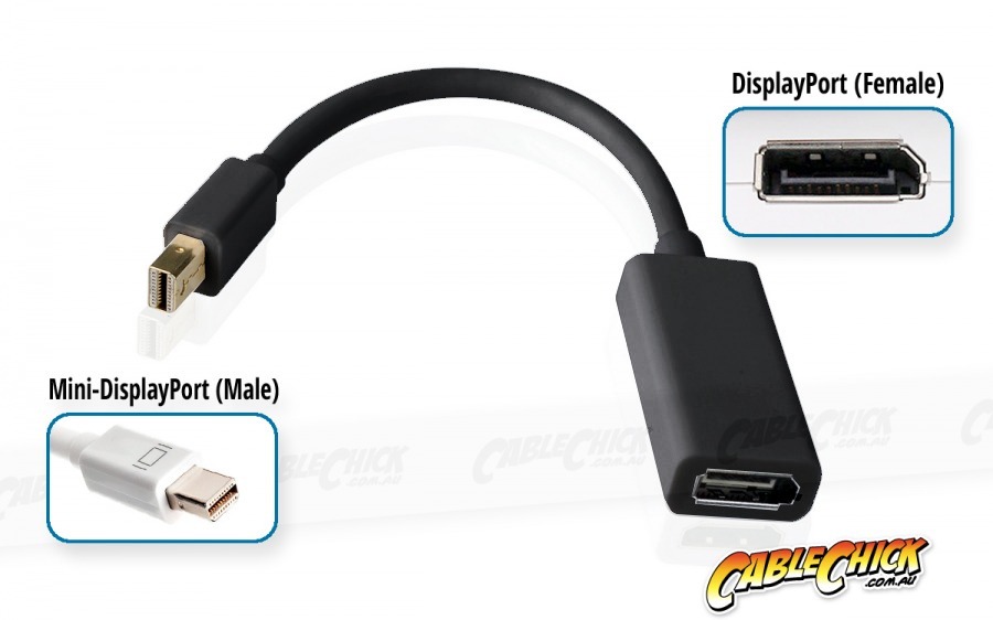 MINI DISPLAY PORT MALE TO FEMALE DISPLAY PORT 15CM
